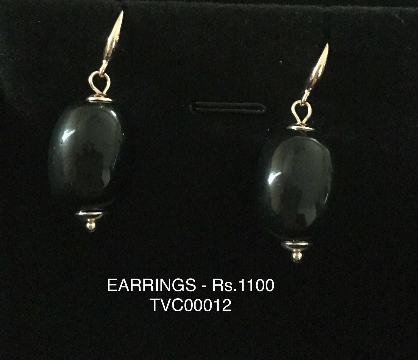 ER 12 Midnight Obsidian Ovals