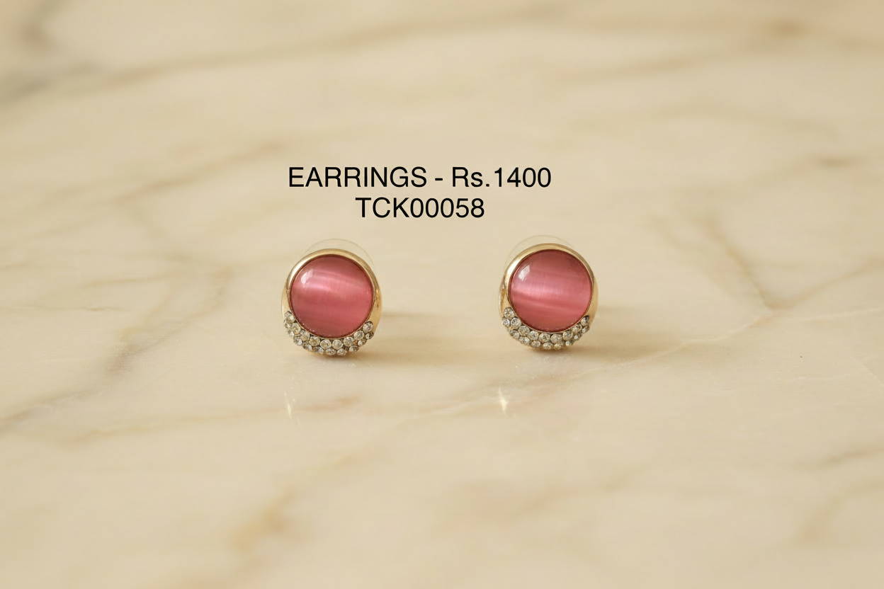 ER 58 Rosette Glow Studs