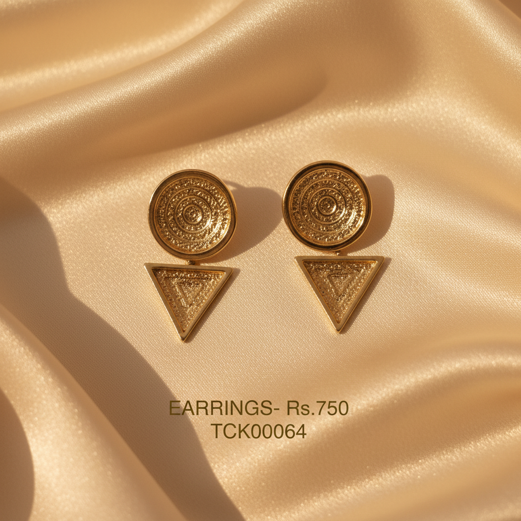 ER 64 Tribal Geometry Studs