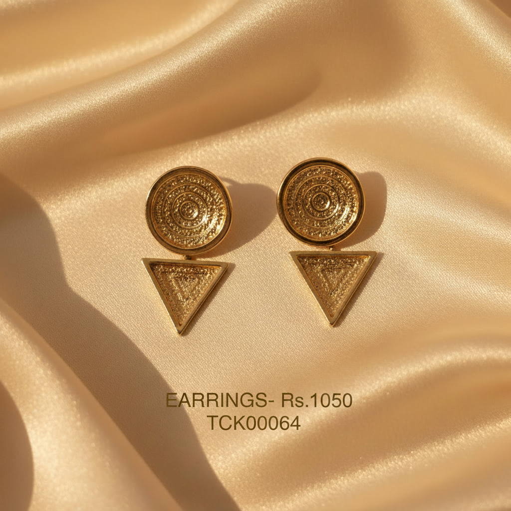 ER 64 Tribal Geometry Studs