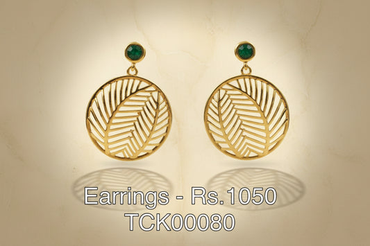 ER 80 Golden Fern Danglers