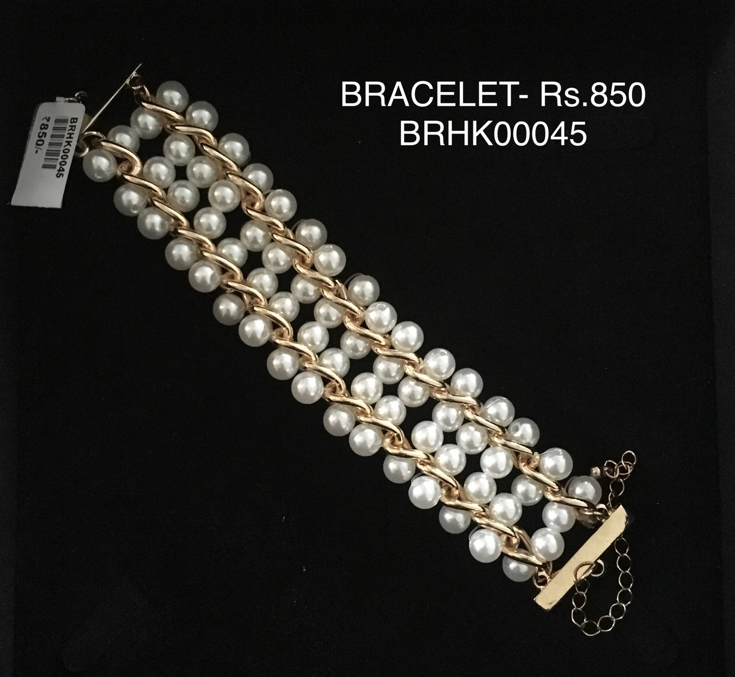 BR 45 Golden Elegance Pearl Cuff