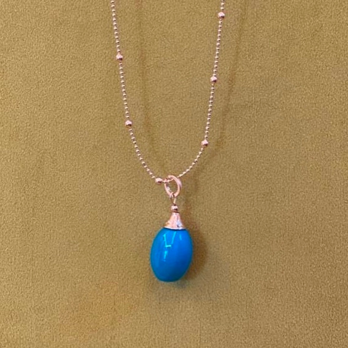 SN 24 Turquoise Sparkle Necklace