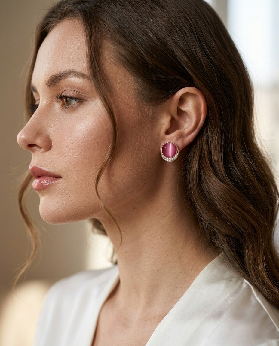 ER 58 Rosette Glow Studs