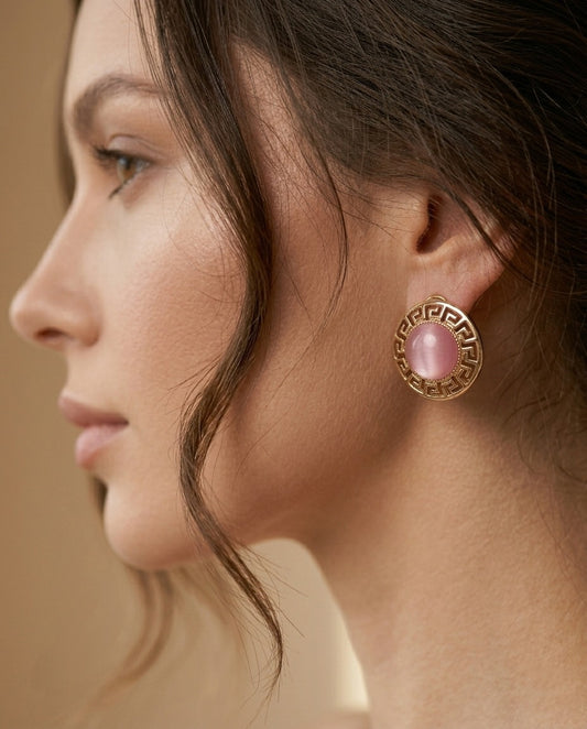 ER 76 Grecian Blush Studs
