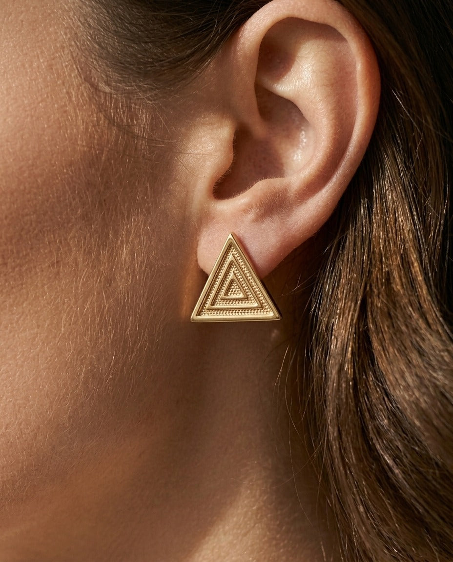ER 64 Tribal Geometry Studs