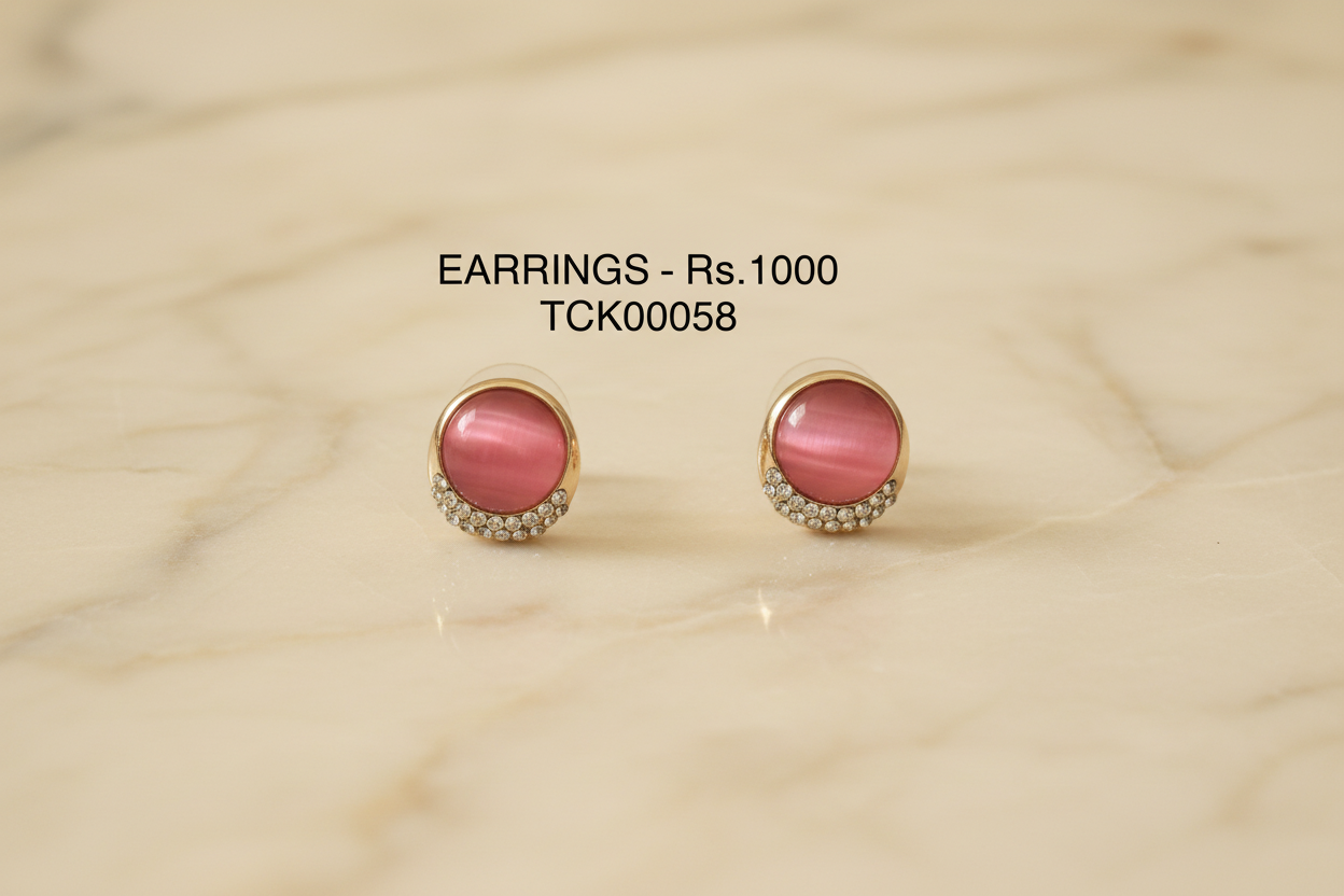 ER 58 Rosette Glow Studs