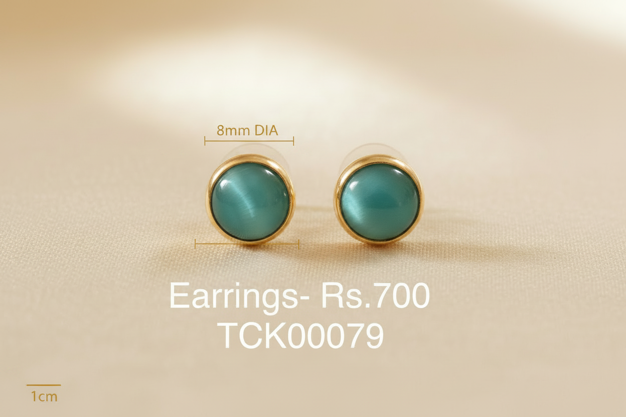 ER 79 Aqua Luxe Studs