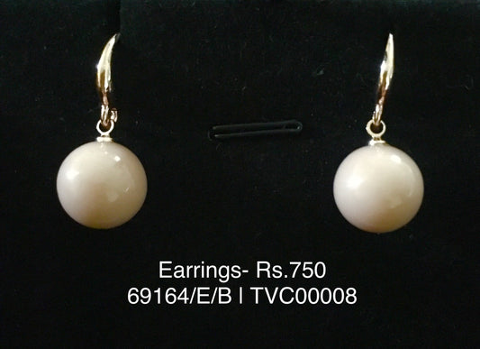 ER 8 Ivory Orb Danglers