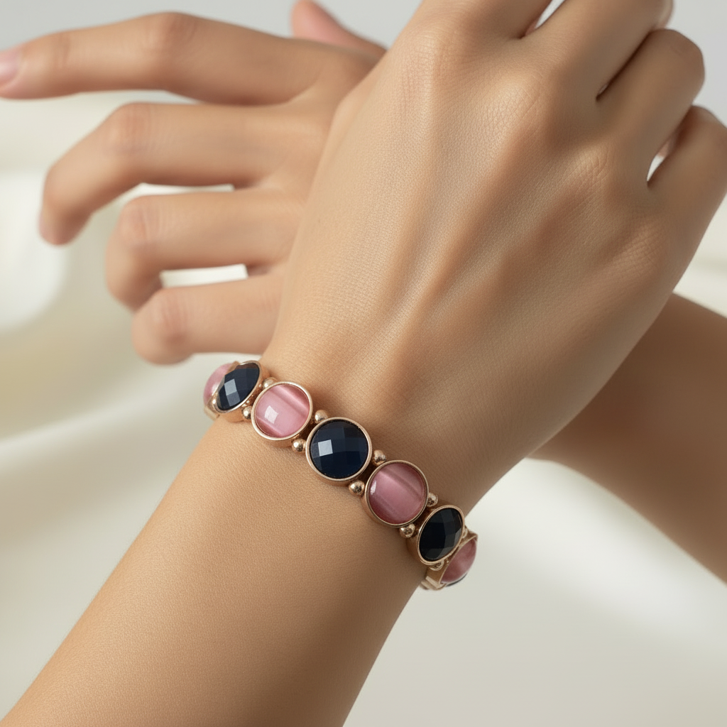 BR 86 Rosé Sapphire Harmony Bracelet