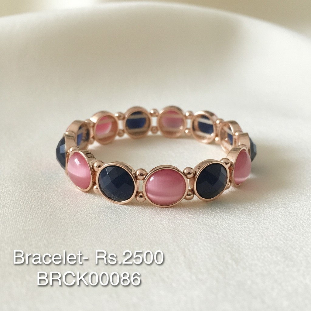BR 86 Rosé Sapphire Harmony Bracelet