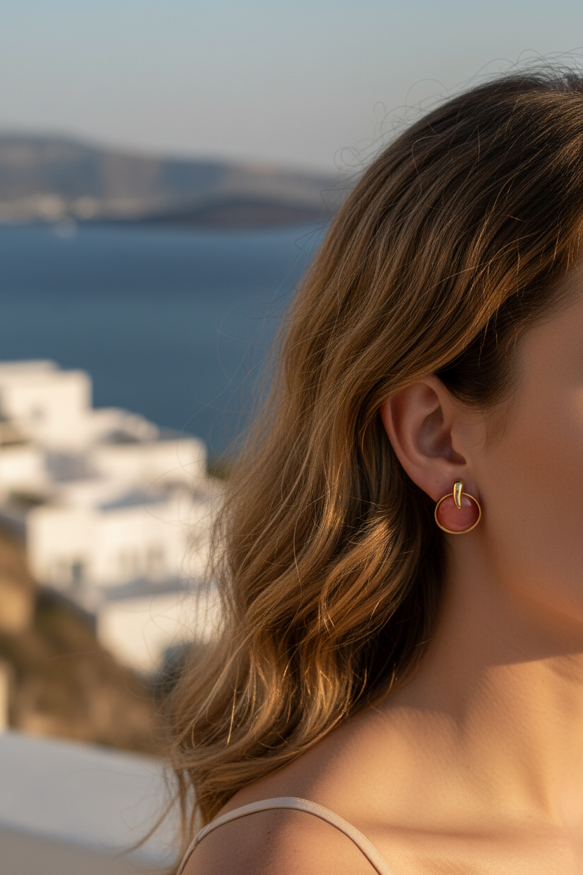 ER 68 Blush Glow Studs