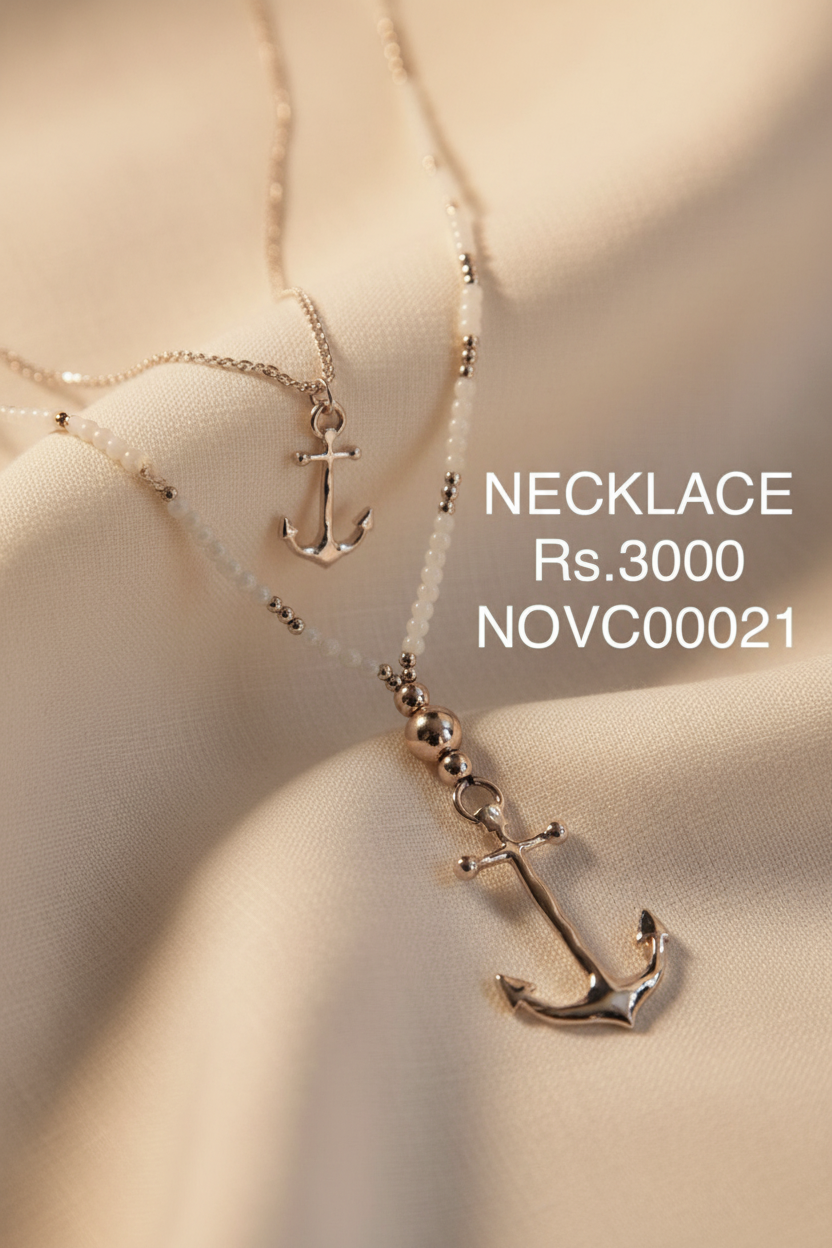 SN 21 Nautical Anchor Pendant Necklace