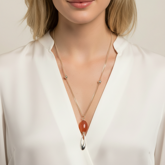 SN 22 Sunset Glow Necklace