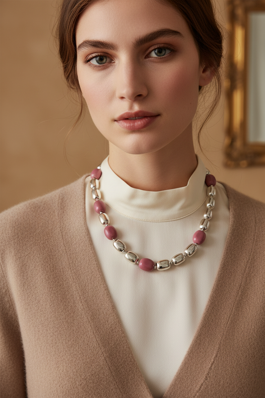 SN 29 Coral Glow Necklace