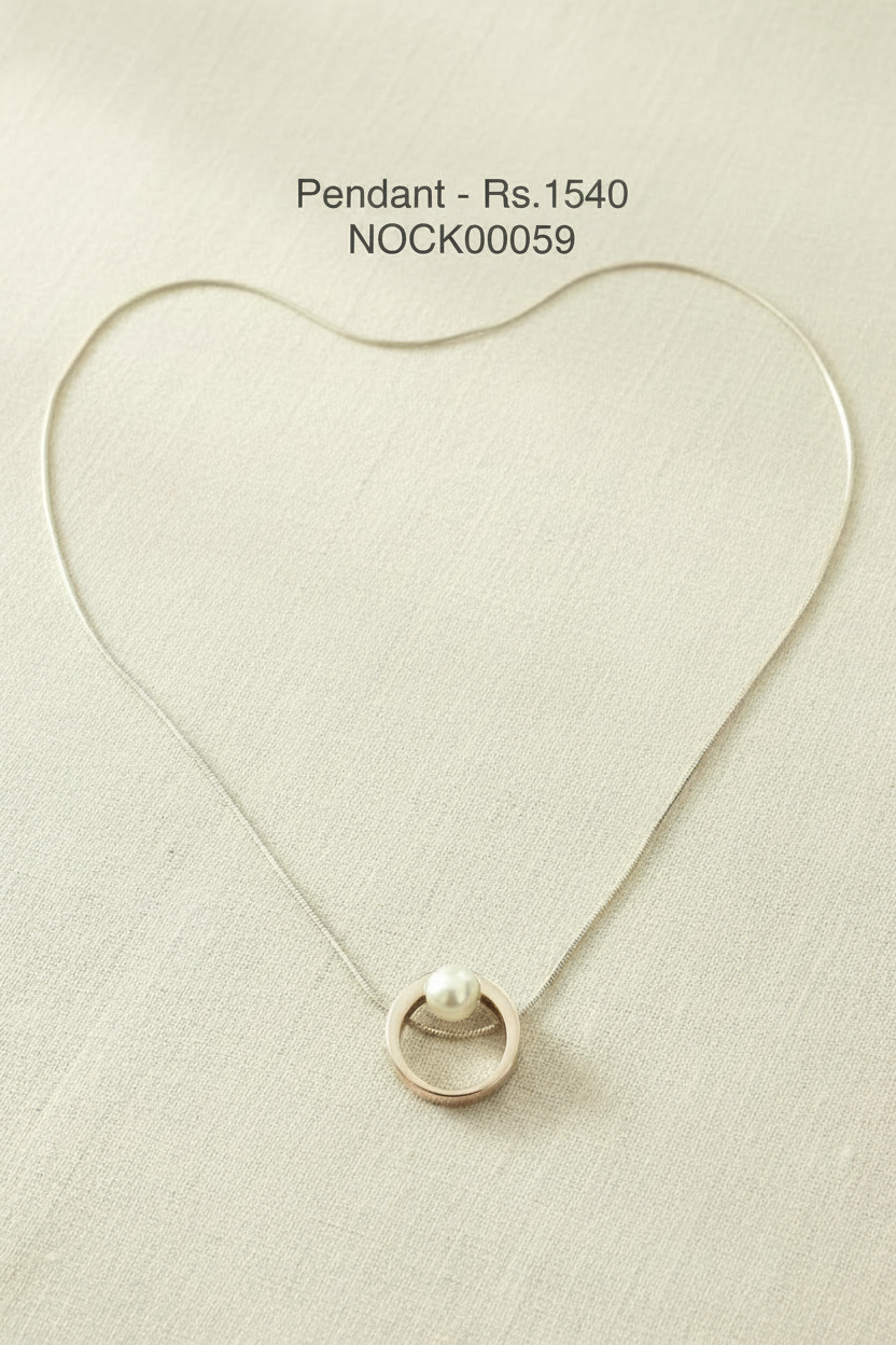SN 59 Golden Halo Pendant Necklace